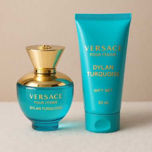 Versace Pour Femme Dylan Turquoise Gift Set 30ml EDT + 50ml Body Lotion