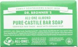 Dr. Bronner's Almond Pure-Castile Soap Bar 140g
