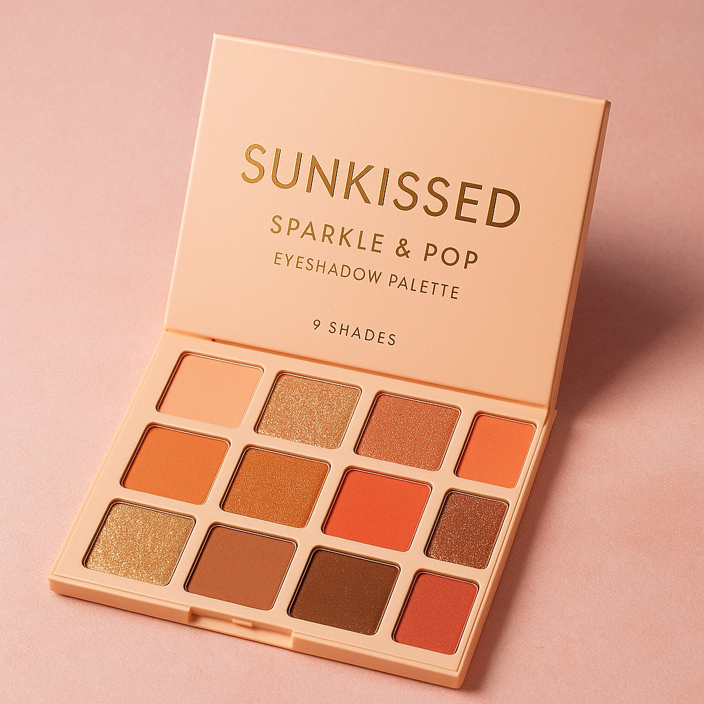 Sunkissed Sparkle & Pop Eyeshadow Palette - 9 Shades