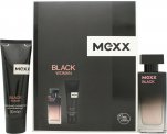 Mexx Black Woman Gift Set 30ml EDT + 50ml Shower Gel