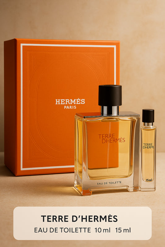 Hermès Terre d'Hermès Gift Set 100ml EDT + 15ml EDT