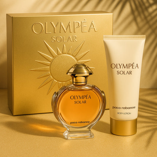 Paco Rabanne Olympéa Solar Gift Set 80ml EDP Intense + 100ml Body Lotion