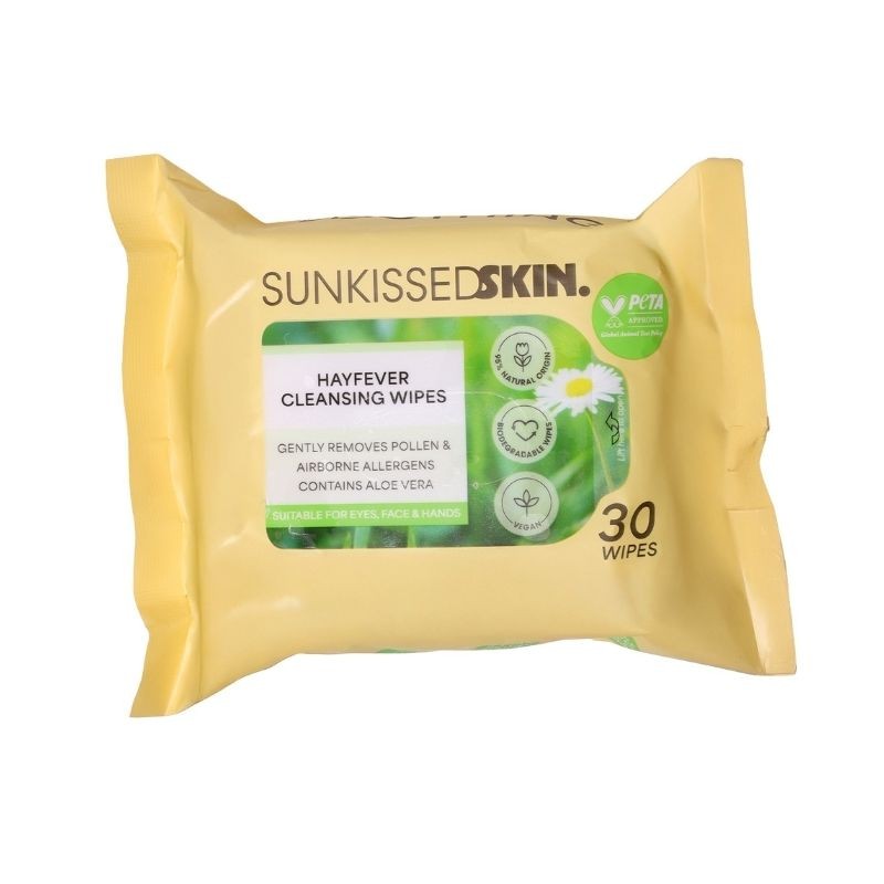 Sunkissed Skin Hayfever Cleansing Wipes - 30 Wipes