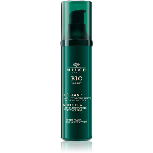Nuxe Bio Organic White Tea Multi-Perfecting Tinted Face Cream 50ml - Fair Skin Tones