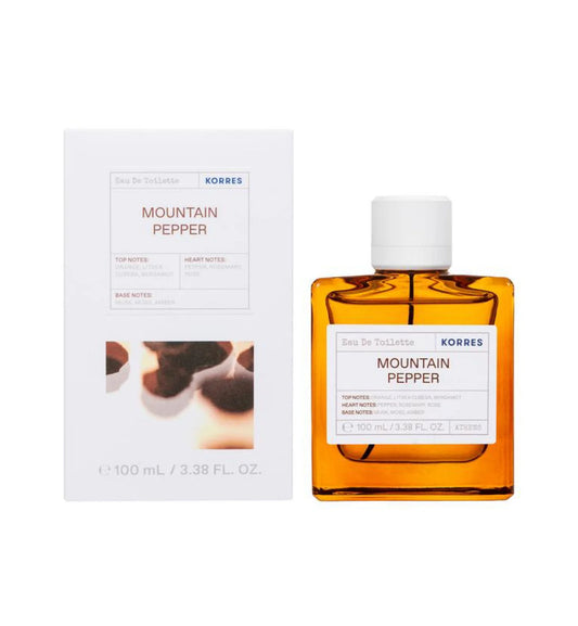 Korres Mountain Pepper Eau De Toilette 100ml Spray