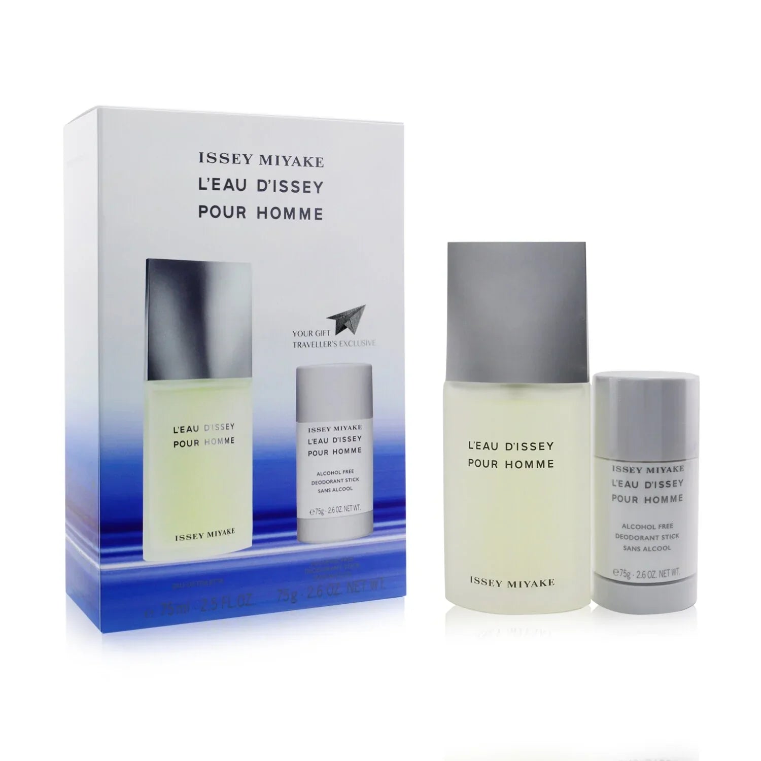 Issey Miyake L'Eau d'Issey Pour Homme Gift Set 75ml EDT + 75g Deodorant Stick