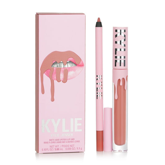 Kylie Cosmetics Matte Lip Kit 3ml Liquid Lipstick with 1.1g Lip Liner Set