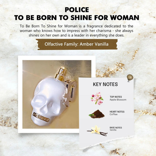 Police To Be Born To Shine Woman Gift Set 40ml EDT + 100ml Body Lotion