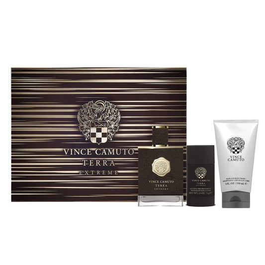 Vince Camuto Terra Extreme Gift Set 100ml EDP + 150ml Shower Gel + 75ml Deodorant Stick