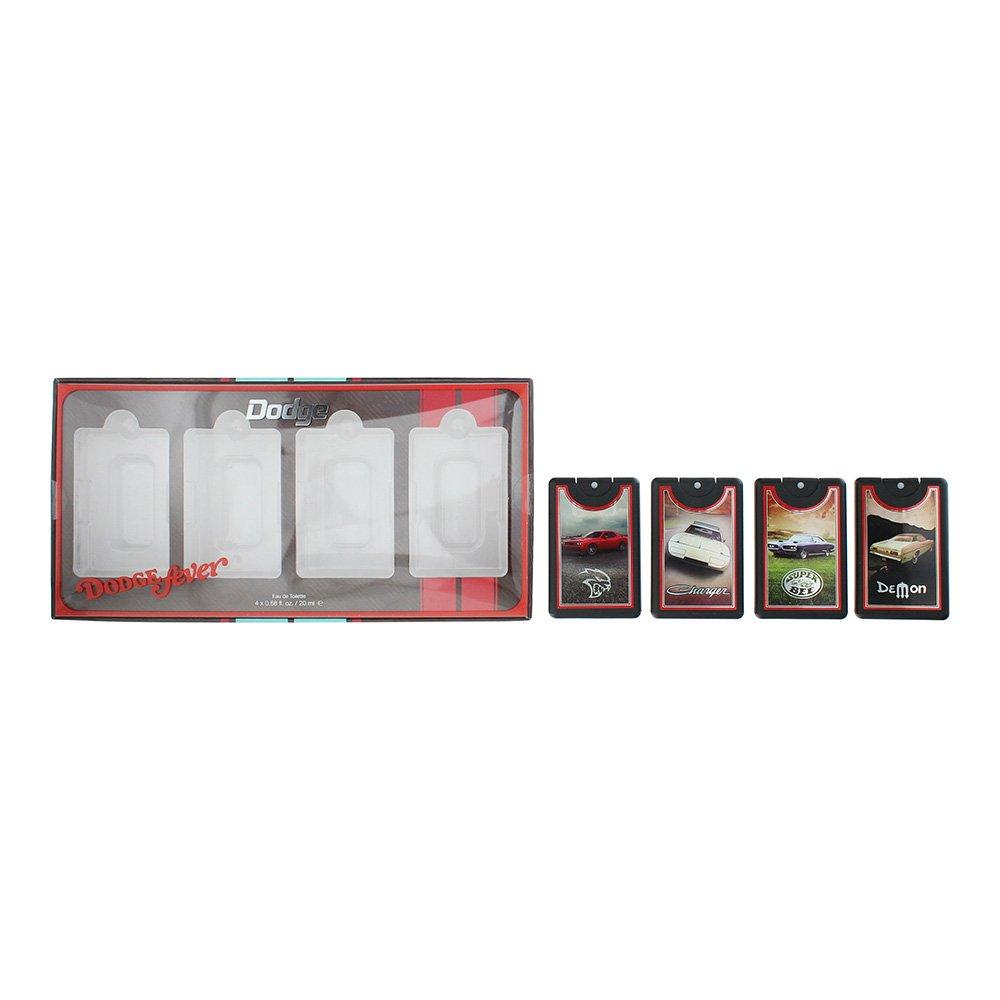 Dodge Legacy Fever Gift Set 20ml Demon Edt + 20ml Charger Edt + 20ml Super Bee Edt + 20ml Hellcat Edt