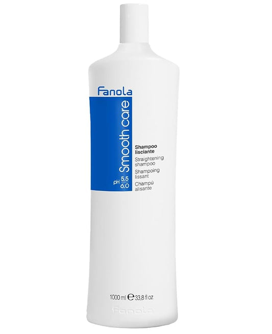 Fanola Smooth Care Straightening Shampoo - Professional Smoothing Formula for Frizz Control