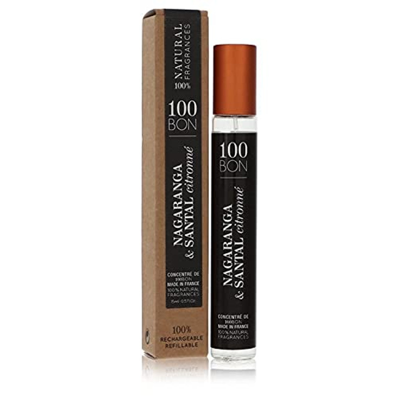 100BON Nagaranga & Santal Citronne Refillable Eau de Parfum Concentrate Spray 15ml & 50ml