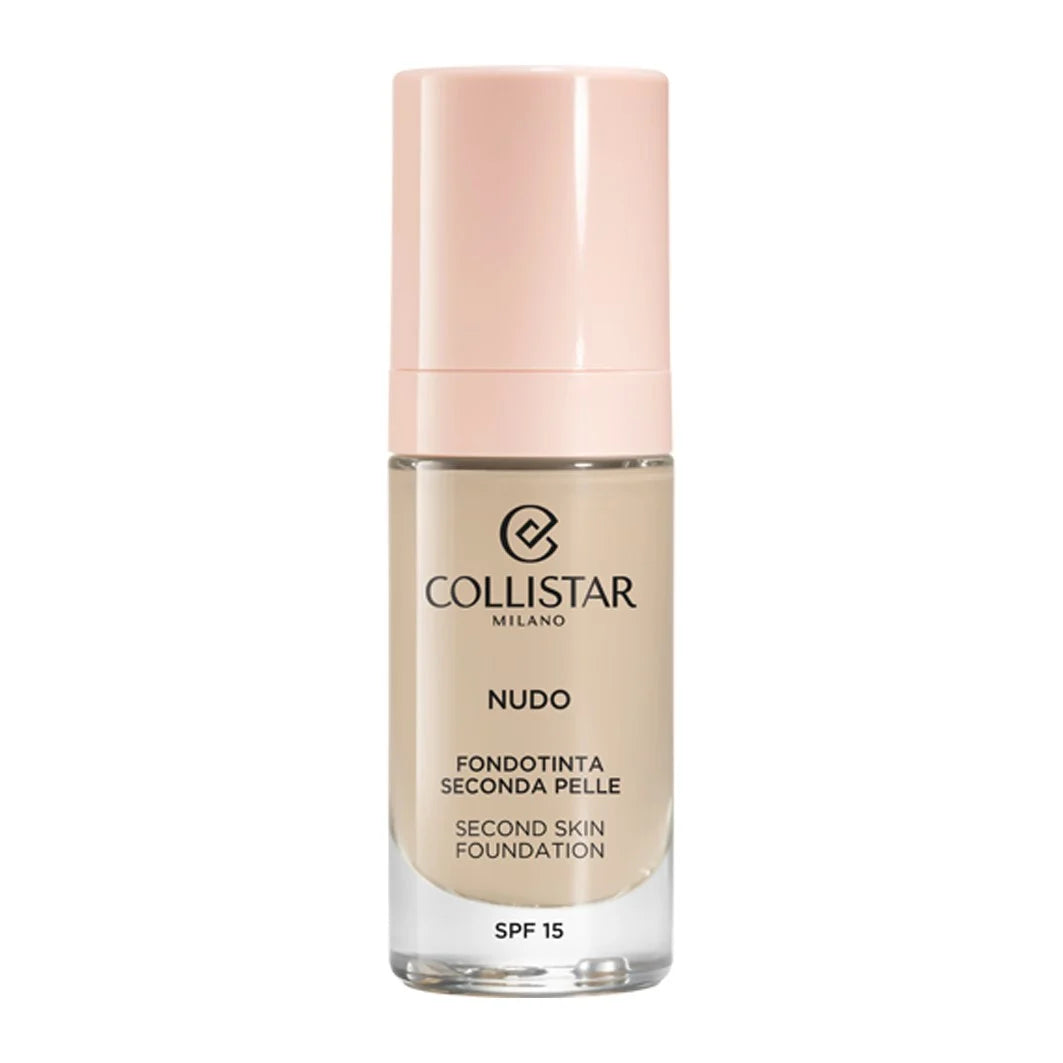 Collistar Nudo Second Skin Foundation SPF15 30ml Natural Finish Lightweight Coverage