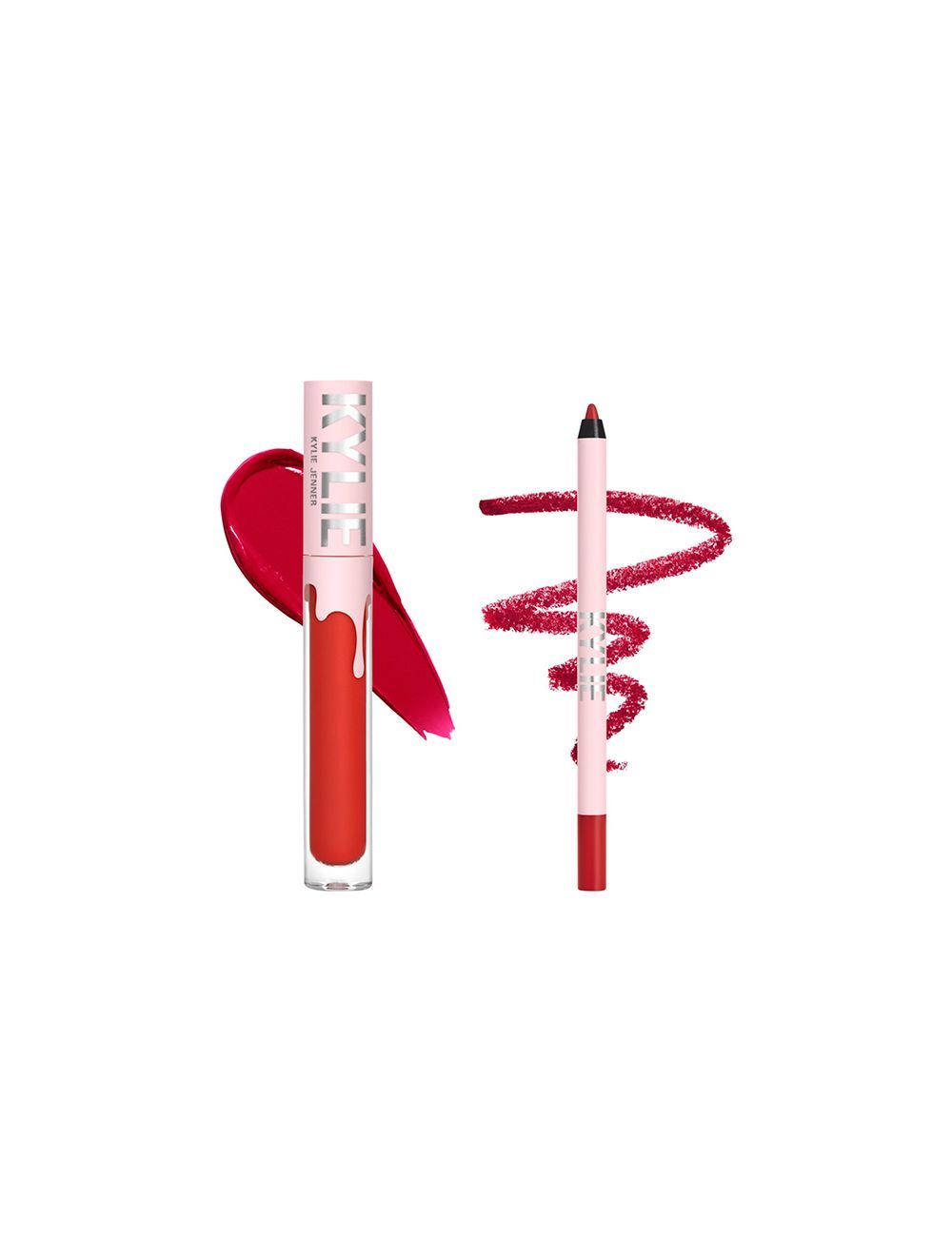 Kylie Cosmetics Matte Lip Kit 3ml Liquid Lipstick with 1.1g Lip Liner Set