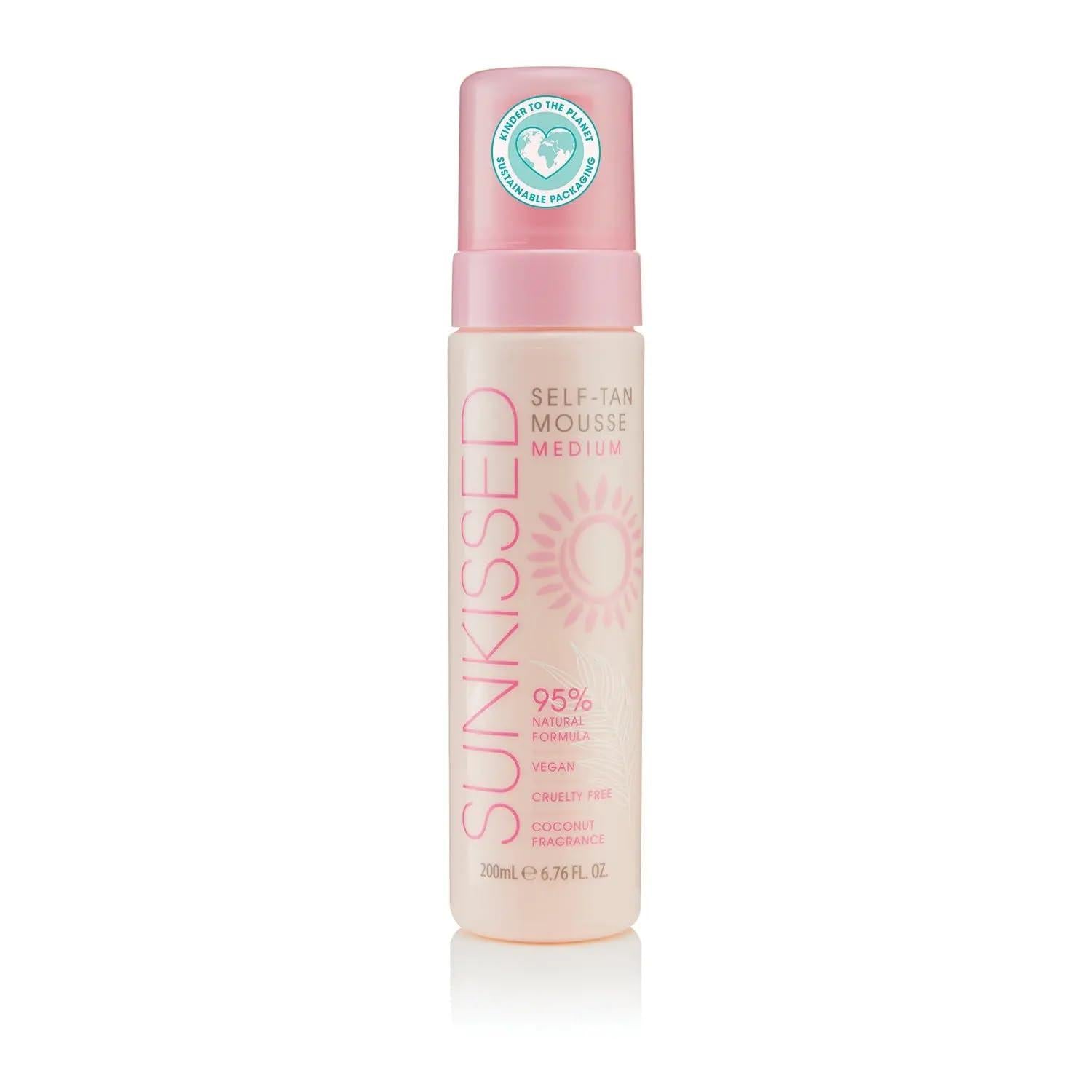 Sunkissed Self Tan Mousse Medium 200ml