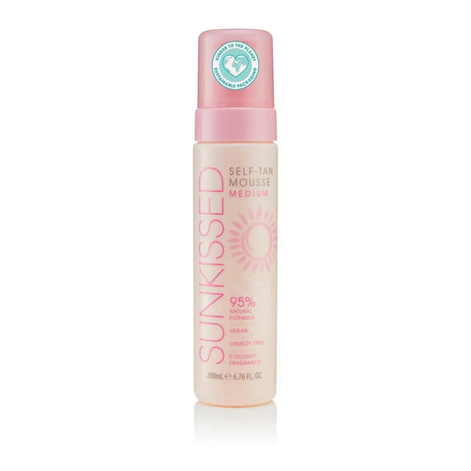 Sunkissed Self Tan Mousse Medium 200ml