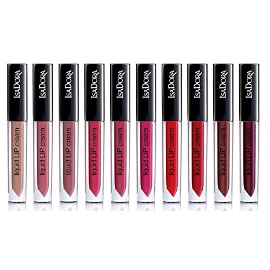 IsaDora Liquid Lip Cream 3.5ml Matte Long-Lasting Lip Color Collection