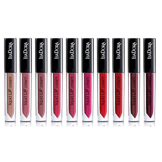 IsaDora Liquid Lip Cream 3.5ml Matte Long-Lasting Lip Color Collection