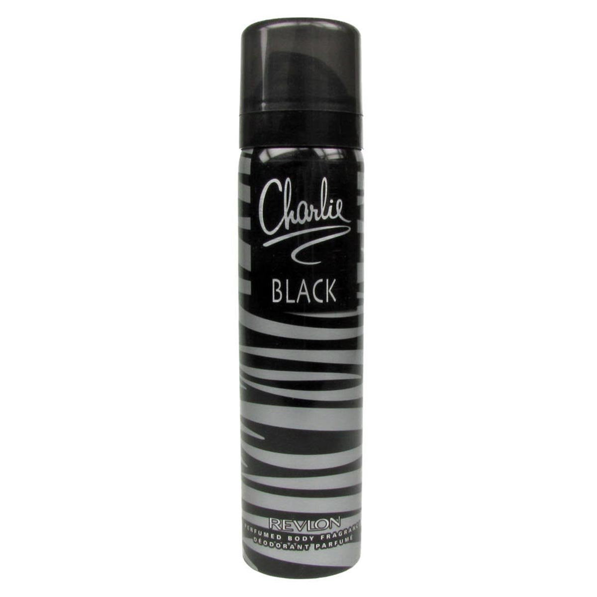 Revlon Charlie Black Body Spray 75ml