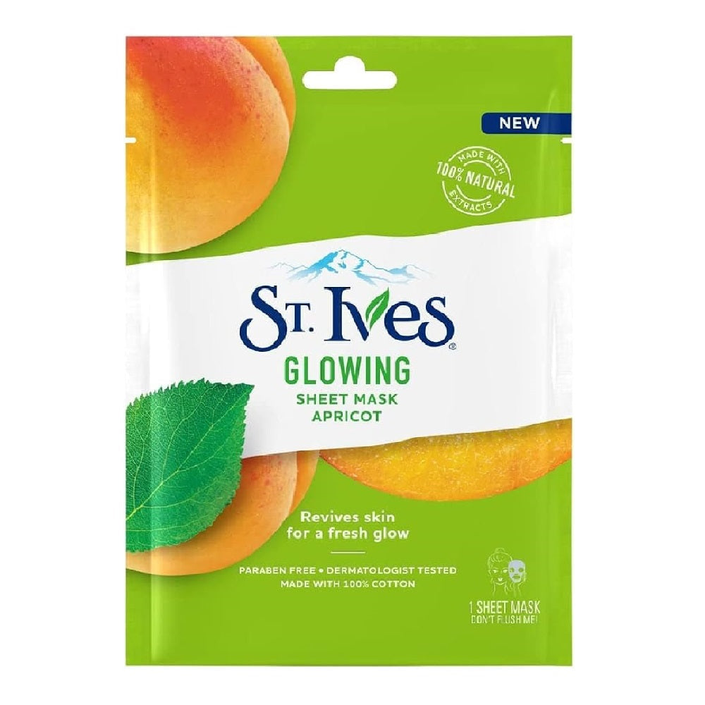 St. Ives Glowing Apricot Sheet Mask 23ml - 1 Sheet