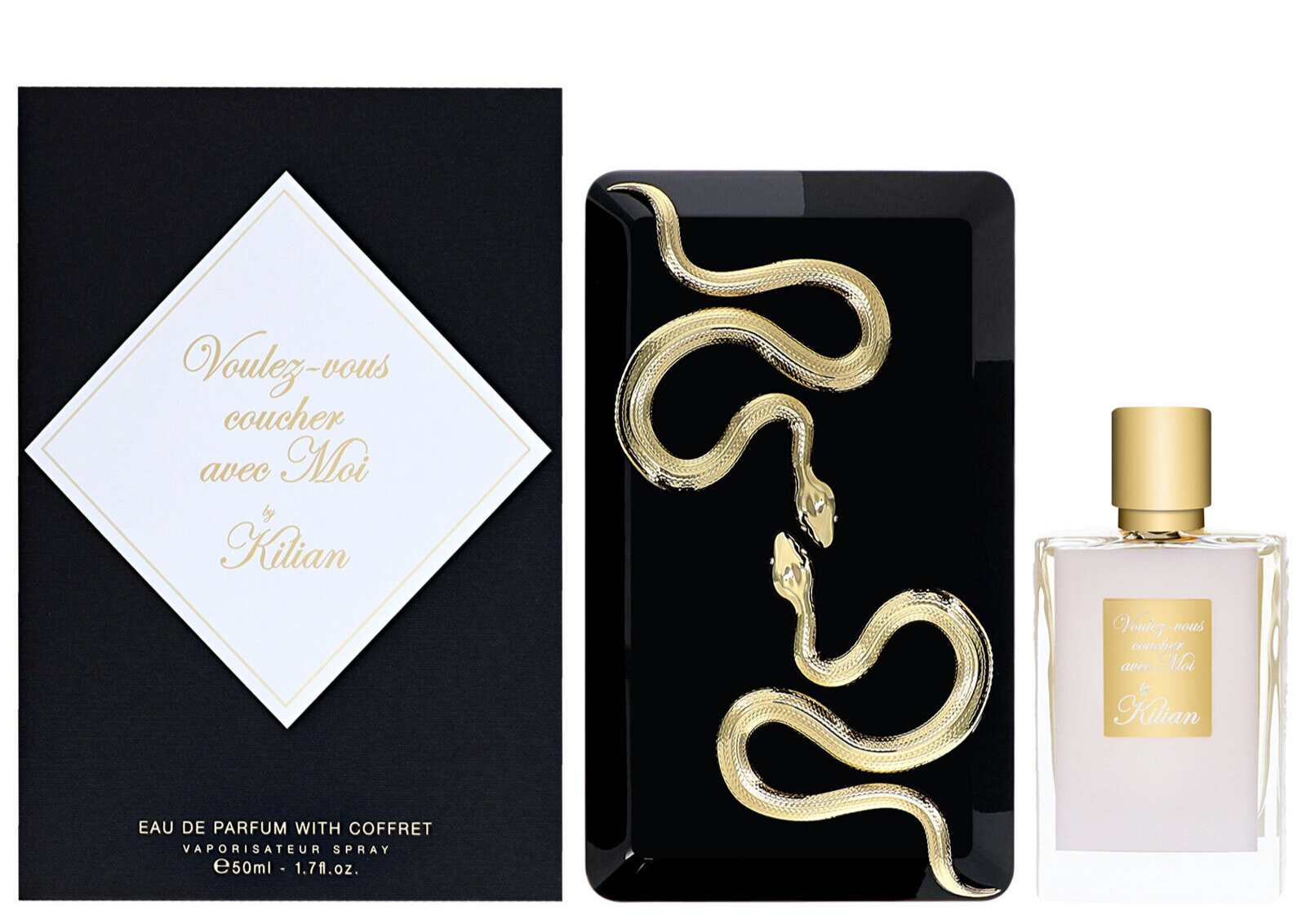 By Kilian Voulez-Vous Coucher Avec Moi Gift Set 50ml Refillable EDP + Clutch