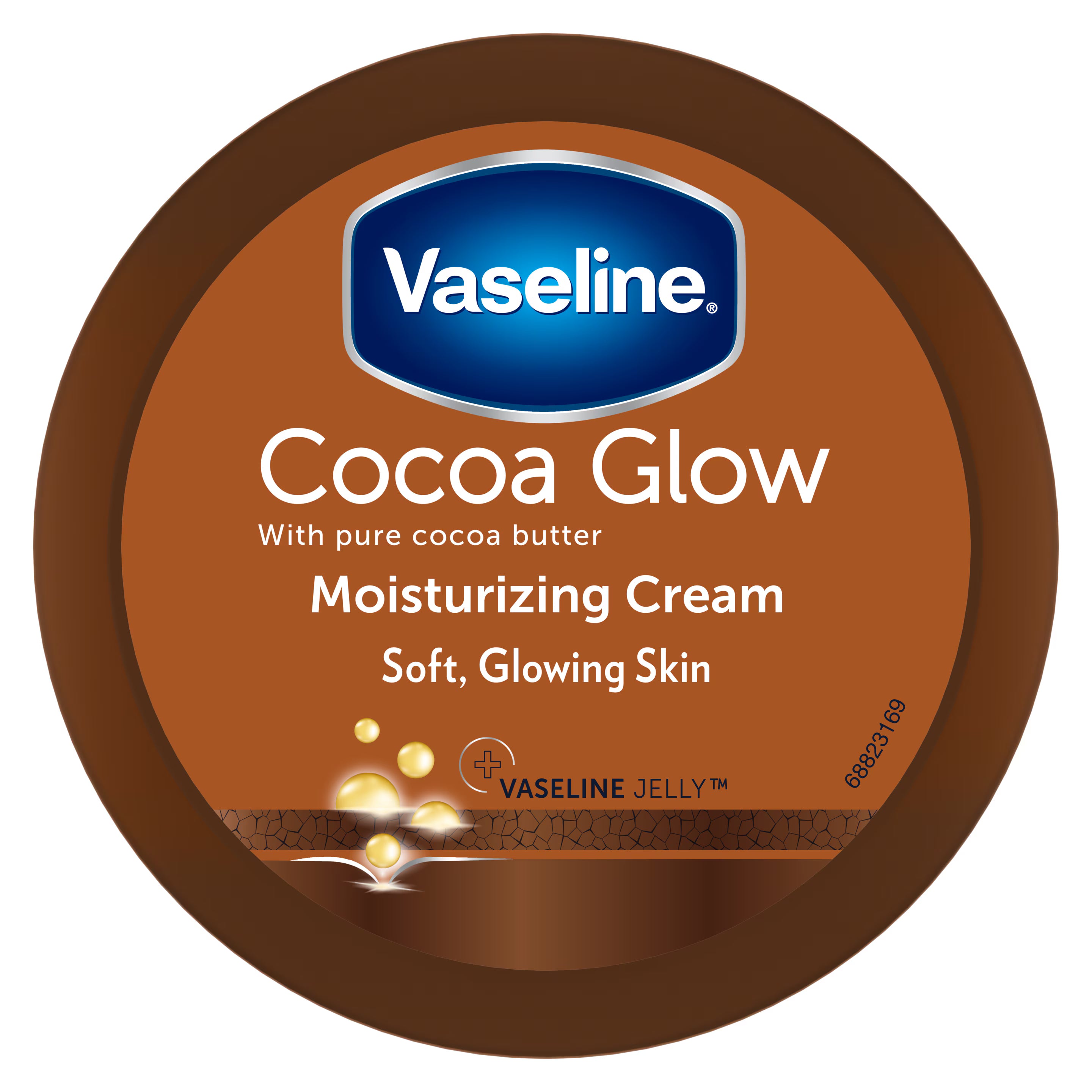 Vaseline Intensive Care Cocoa Glow Body Cream for Deep Moisturizing and Radiant Skin