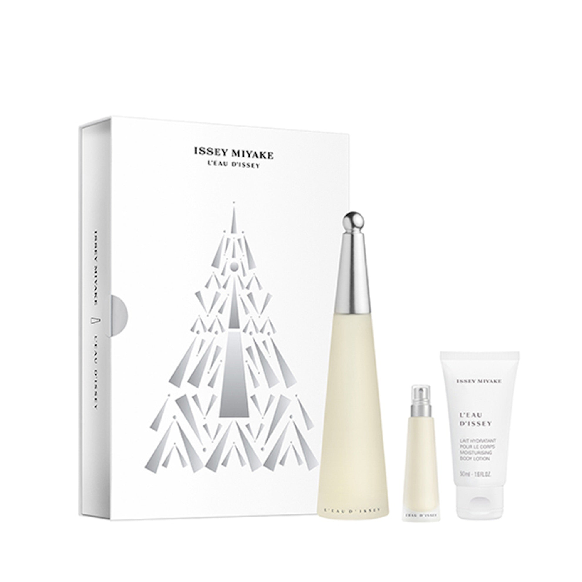 Issey Miyake L'eau d'Issey Gift Set 100ml EDT + 50ml Body Lotion + 10ml EDT Purse Spray - Christmas Edition