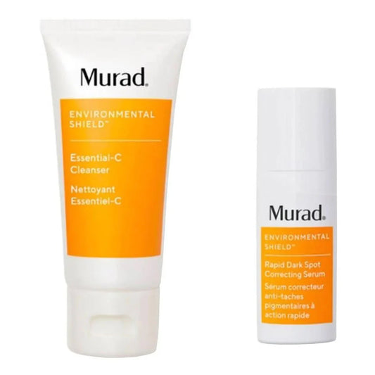 Murad The Derm Report Brighter More Radiant Skin Set 60ml Cleanser + 10ml Dark Spot Correcting Serum