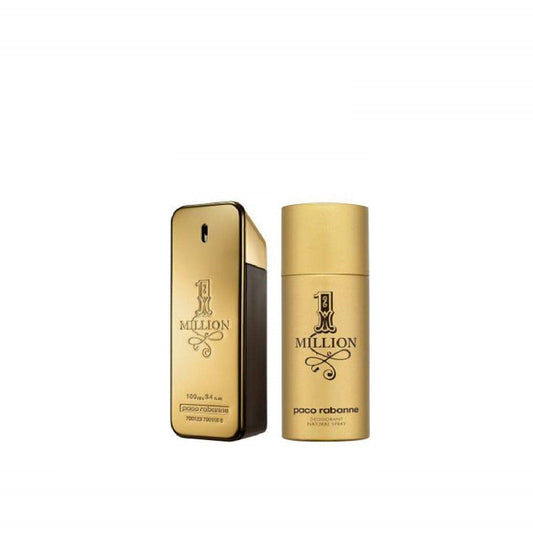 Paco Rabanne 1 Million Gift Set - 100ml EDT - 150ml Deodorant Spray