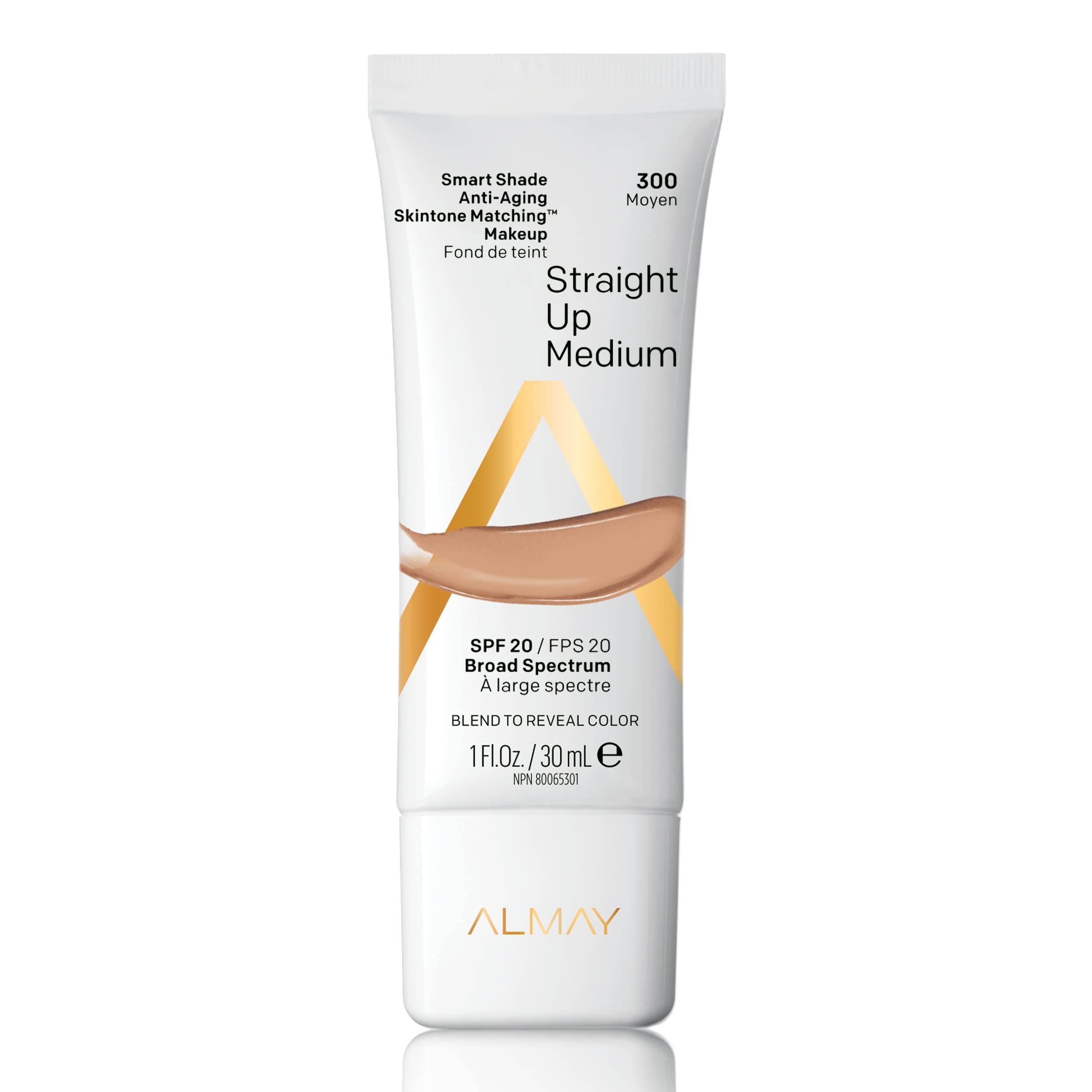 Almay Smart Shade Anti-aging Skintone Matching Foundation - #500 - 30ml