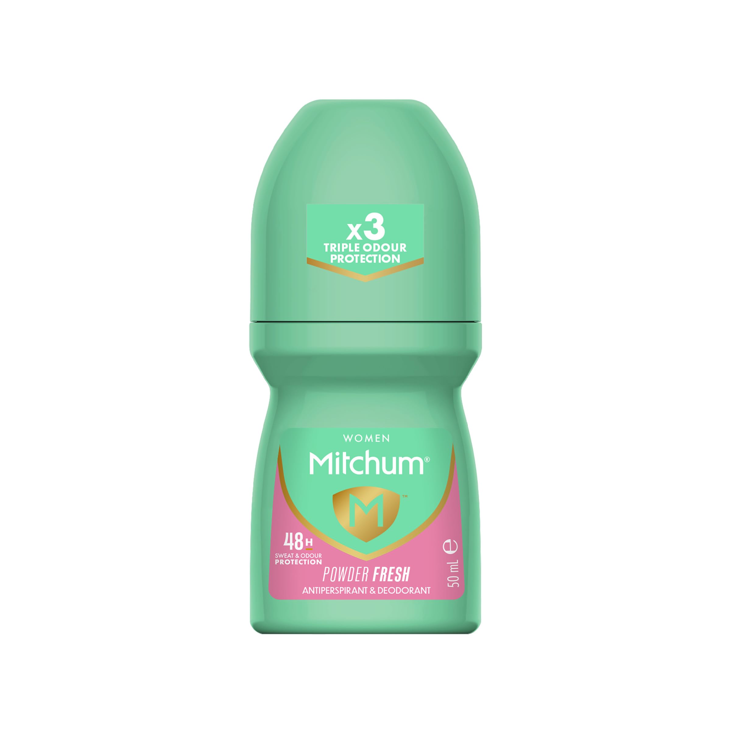 Mitchum Powder Fresh Deodorant Roll-On - Long-Lasting Anti-Perspirant Protection