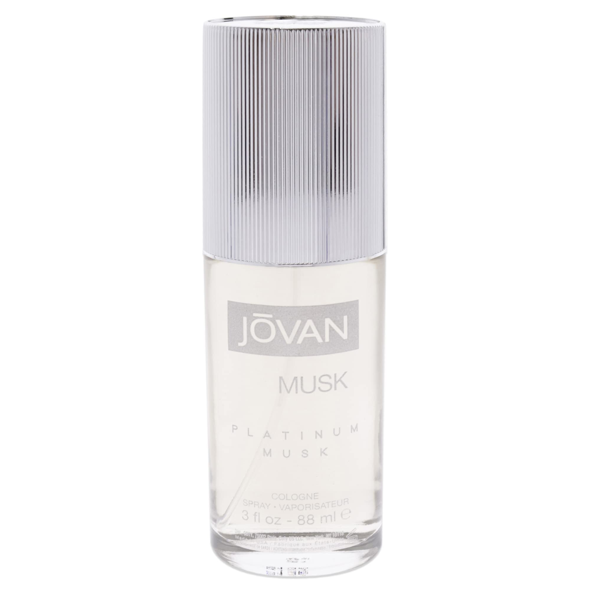 Jovan Musk For Men Eau De Cologne 88ml Spray - Platinum Musk