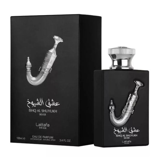 Lattafa Perfumes Ishq Al Shuyukh Silver Eau de Parfum 100ml Spray