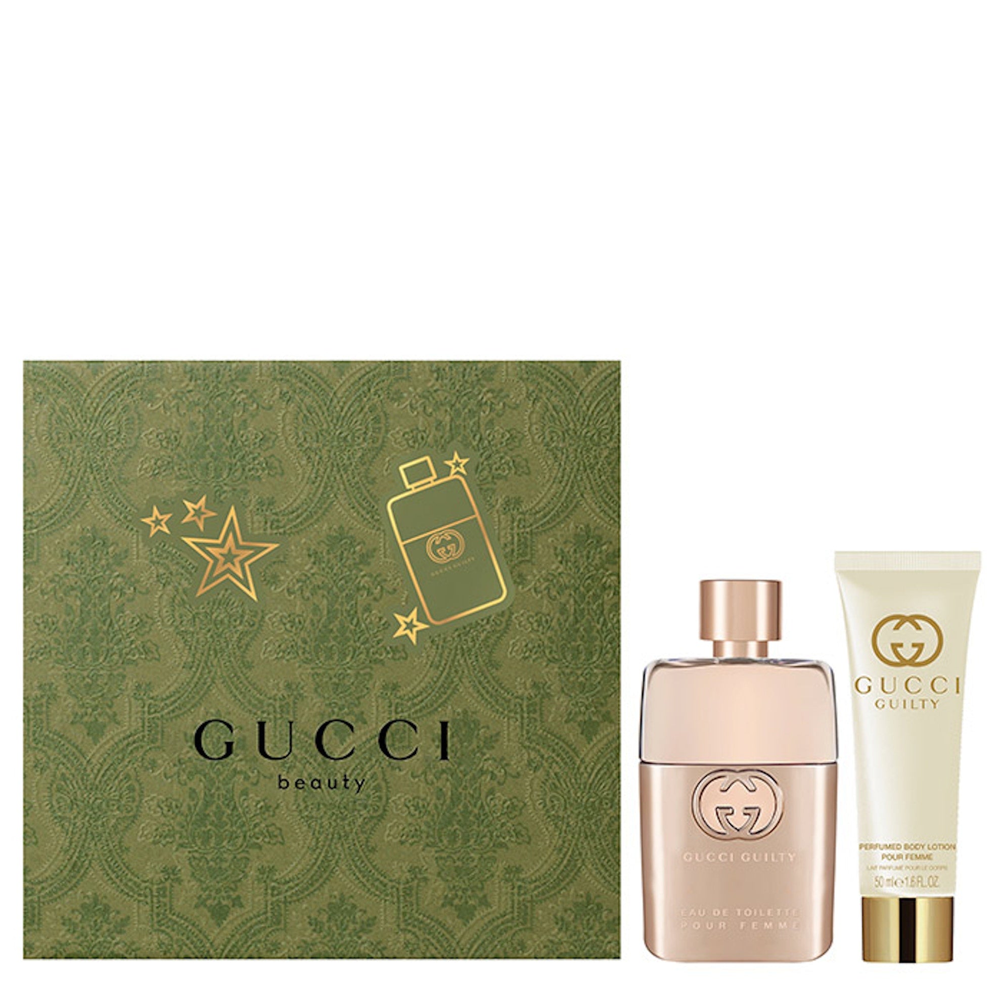 Gucci Guilty Eau de Toilette Gift Set 50ml EDT - 50ml Body Lotion
