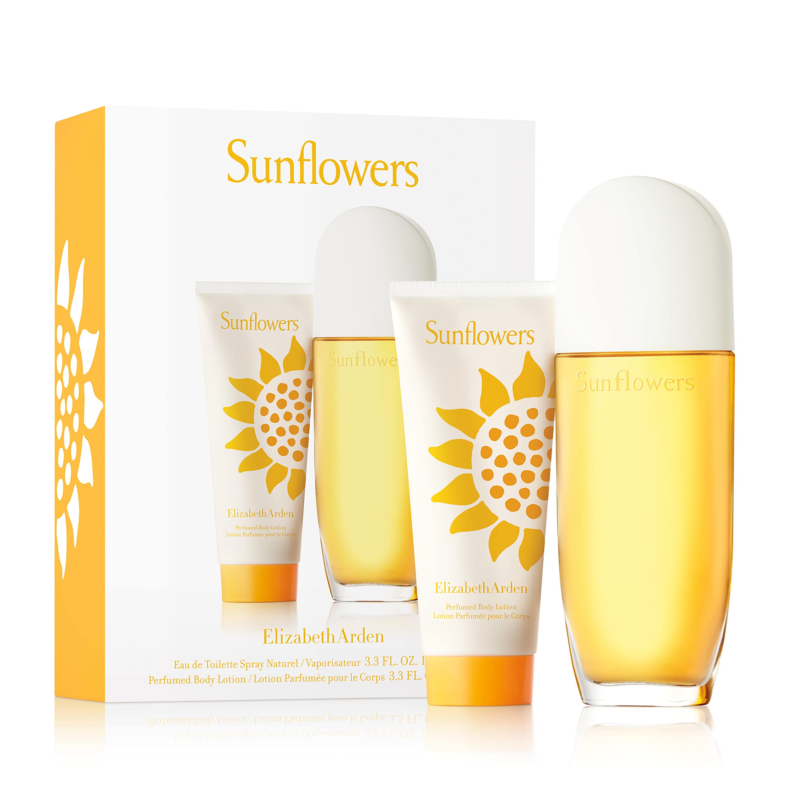 Elizabeth Arden Sunflowers Gift Set 100ml EDT + 100ml Body Lotion