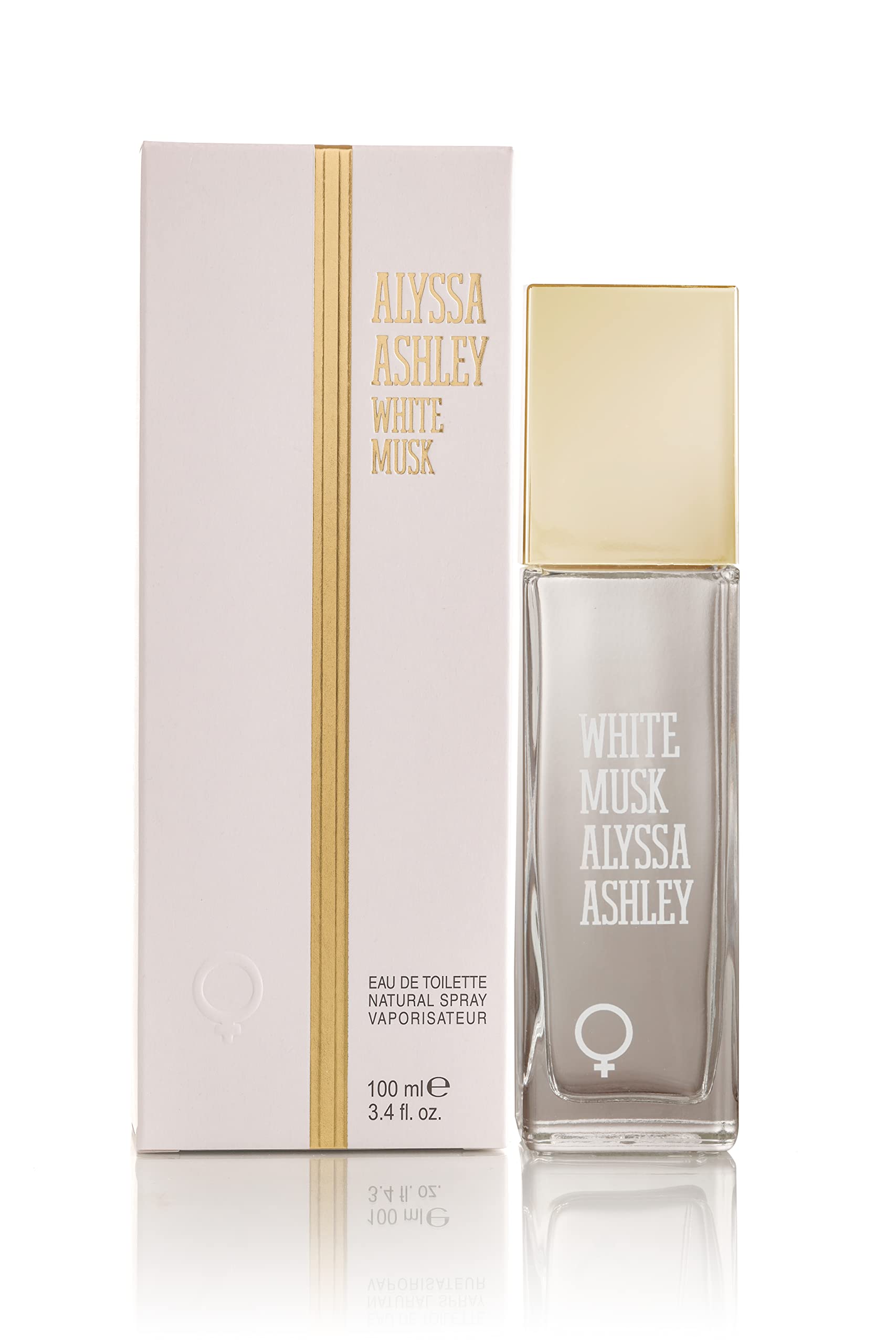 Alyssa Ashley White Musk Eau de Toilette Spray Classic Floral Musk Fragrance
