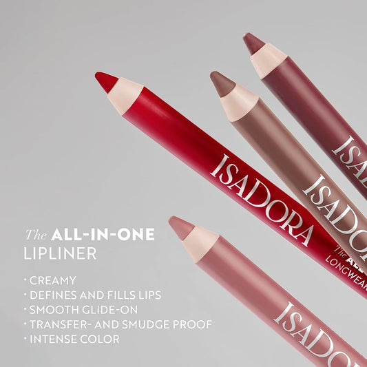 IsaDora Perfect Lipliner 1.2g Long-Lasting Precision Lip Contour Pencil