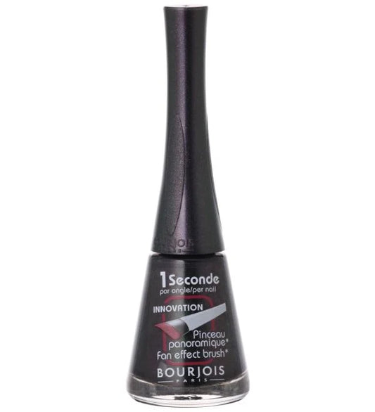 Bourjois 1 Seconde Nail Polish 8ml -  Charcoal Shimmer