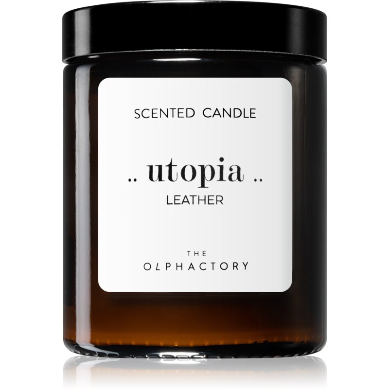The Olphactory Utopia Leather Scented Candle