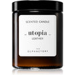 The Olphactory Utopia Leather Scented Candle