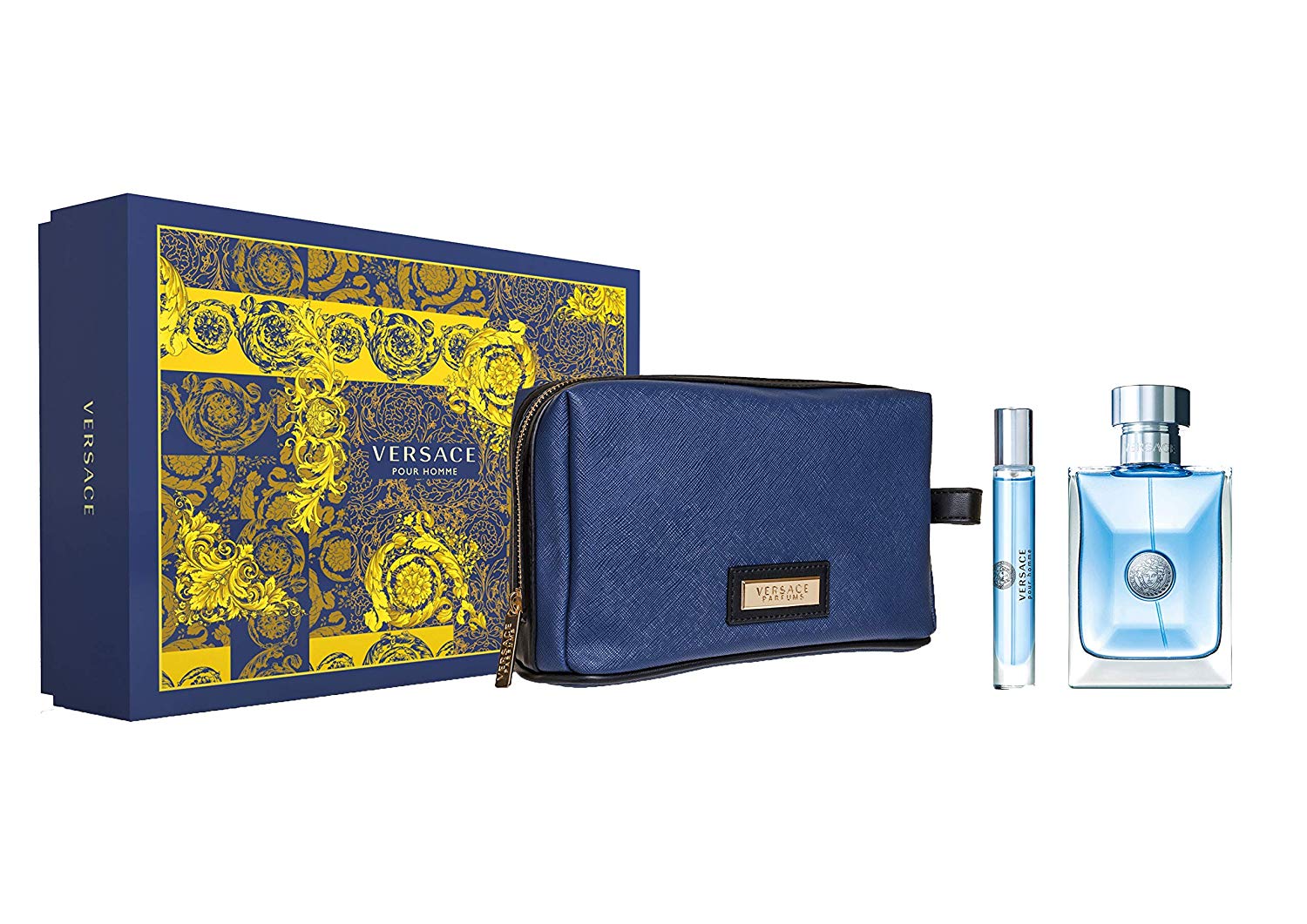 Versace pour Homme Gift Set 100ml EDT - 10ml EDT - Bag