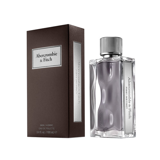 Abercrombie & Fitch perfume bottle and packaging on a white background