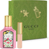 Gucci Flora Gorgeous Gardenia Eau De Parfum Gift Set 50ml Edp + 3ml Mascara L'obscur 01 Black