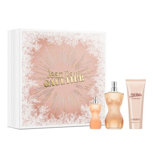 Jean Paul Gaultier Classique Gift Set 100ml EDT - 75ml Body Lotion - 6ml EDT