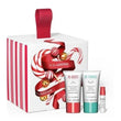 Clarins Grab And Go Set 30ml Cleansing Gel - 15ml Reboost Cream - 15ml Recharge Mask - 3ml Eye Treatment