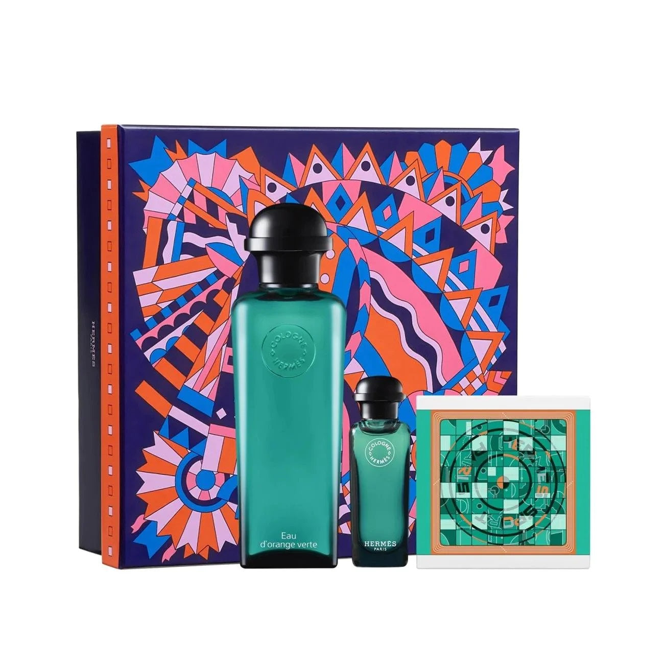 Hermès  Eau d'Orange Verte Gift Set 100ml EDC - 7.5ml EDC - 50g Soap Bar