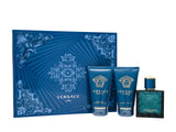 Versace Eros Gift Set 50ml EDT + 50ml After Shave Balm + 50ml Shower Gel
