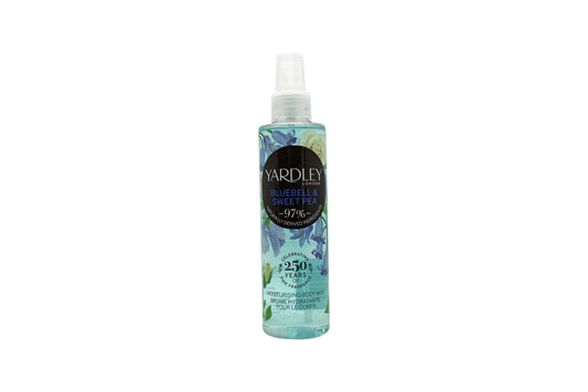 Yardley Bluebell & Sweet Pea Body Mist 200ml Spray