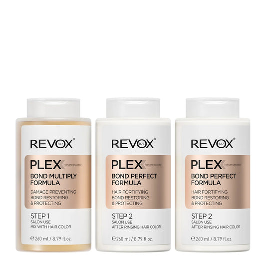 Revox B77 Plex Professional Set - 3 X 260ml (this Set Contains:1 X Plex Bond Multiply Formula Step 1 (260 Ml).2 X Plex Bond Perfect Formula Step 2 (260 Ml).)