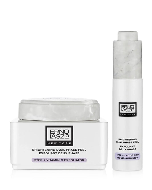 Erno Laszlo Brightening Dual-Phase Peel Gift Set 50ml Exfoliator - 25ml Peel